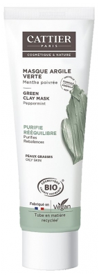 Cattier Organic Green Clay Mask Oily Skin 100ml