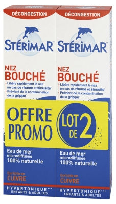 Stérimar Verstopfte Nase Doppelpack 2 x 100 ml Stérimar Verstopfte Nase Doppelpack 2 x 100 ml