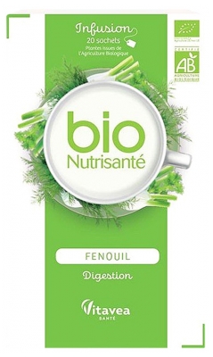 Nutrisanté Infusión Hinojo Ecológico 20 Bolsitas Nutrisanté Infusión Hinojo Ecológico 20 Bolsitas