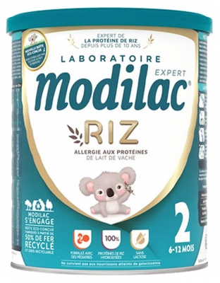 Modilac Expert Rice 2nd Age 6-12 Months 800g Modilac Expert Rice 2nd Age 6-12 Months 800g