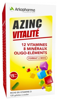 Arkopharma Azinc Vitality 120 Capsules Arkopharma Azinc Vitality 120 Capsules