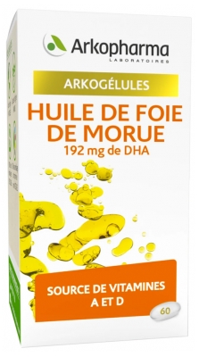 Arkopharma Arkocaps Cod Liver Oil 60 Gel-Caps Arkopharma Arkocaps Cod Liver Oil 60 Gel-Caps