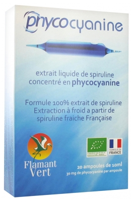 Flamant Vert Phycocyanine Organic 20 Phials
