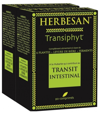 Herbesan Transiphyt Lot de 2 x 90 Comprimés Herbesan Transiphyt Lot de 2 x 90 Comprimés