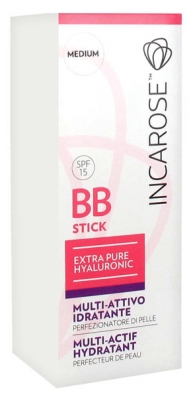 Incarose Extra Pure Hyaluronic BB Stick Multi-Actif Hydratant SPF15 6 ml - Teinte : Medium