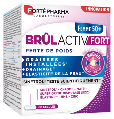Forté Pharma Brûlactiv Fort Femme 50+ Perte de Poids 60 Gélules