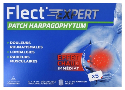 Laboratoires Genevrier FLECT' EXPERT Patch Harpagophytum 5 Patchs