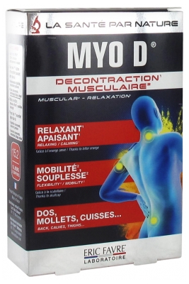 Eric Favre Myo D Muscle Relaxation 30 Tablets