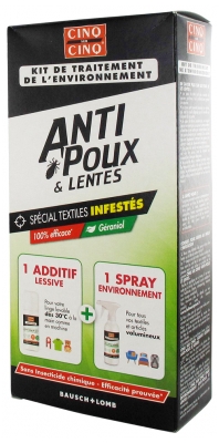 Cinq sur Cinq Natura Anti-Lice and Nits Environment Treatment Kit