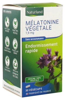 Naturland Vegetable Melatonin 30 VegeCaps