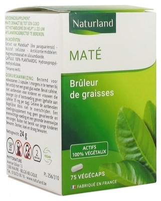 Naturland Maté Brûleur de Graisses 75 Végécaps