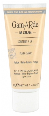 Gamarde Organic BB Cream 4-in-1 Tinted Moisturiser 40g - Colour: Fair Skins