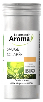 Le Comptoir Aroma Huile Essentielle Sauge Sclarée (Salvia sclarea) Bio 5 ml