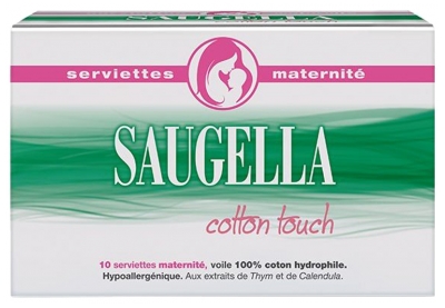 Saugella Cotton Touch 10 Salviette per la Maternità
