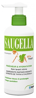 Saugella You Fresh Fraîcheur & Hydratation Soin Lavant Intime 200 ml