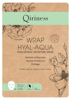 Qiriness Wrap Hyal-Aqua 1 Masque Tissu