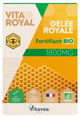 Vitavea Vita Royal Gelée Royale Bio 1800 mg 10 Ampoules