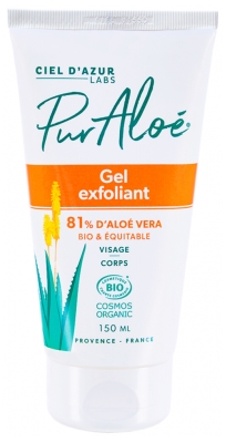 Pur Aloé Gel Exfoliant à l'Aloe Vera 81% Bio 150 ml