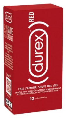 Durex Red 12 Préservatifs Fins