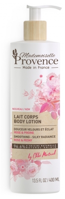 Mademoiselle Provence Lait Corps Douceur Velours et Éclat Rose & Pivoine 400 ml