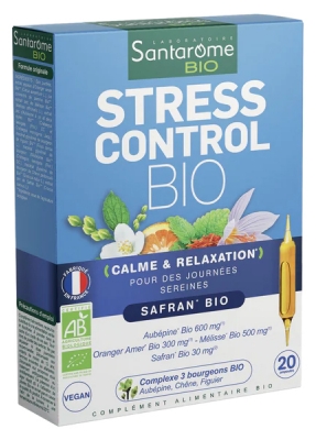 Santarome Stress Control Organic 20 Phials