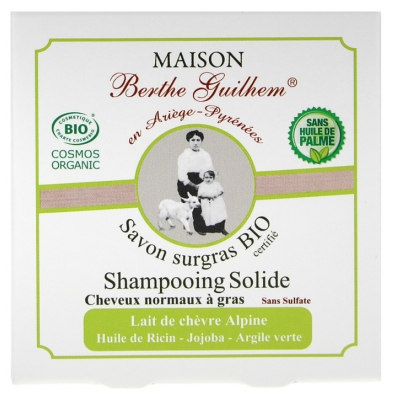 Maison Berthe Guilhem Organic Solid Shampoo Normal to Oily Hair 100 g