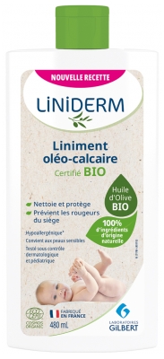 Liniderm Liniment Oléo-Calcaire Bio 480 ml