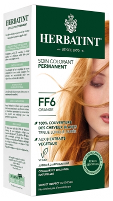 Herbatint Cuidado del Color Permanente 150 ml Coloración FF6 Naranja