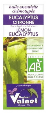 Docteur Valnet Huile Essentielle Eucalyptus Citronné Bio 10 ml
