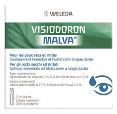 Weleda Visiodoron Malva Ophthalmic Solution 20 Single Doses