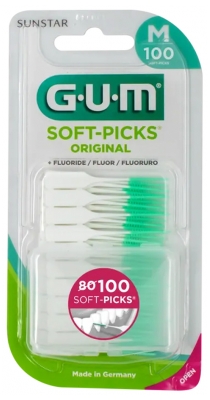 GUM Soft-Picks Original Medium 100 Unités