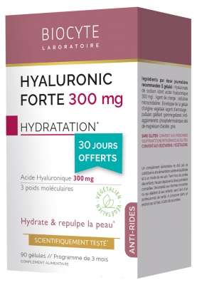 Biocyte Hyaluronic Forte 300mg Anti-Ageing 90 Capsules