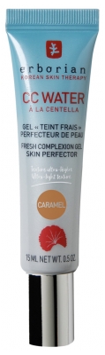 Erborian CC Water with Centella Fresh Complexion Gel Skin Perfector 15ml - Colour: Caramel