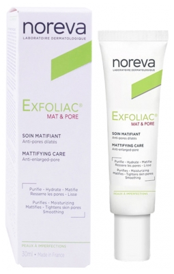 Noreva Exfoliac Mat & Pore Soin Matifiant 30 ml