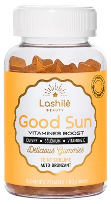 Lashilé Beauty Good Sun Boost Vitamins Self-Tanning Sublime Complexion 60 Gummies