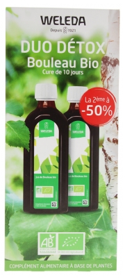 Weleda Duo Detox Organic Birch Juice 2 x 250ml 