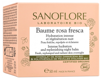 Sanoflore Baume Rosa Fresca Bio 50 ml