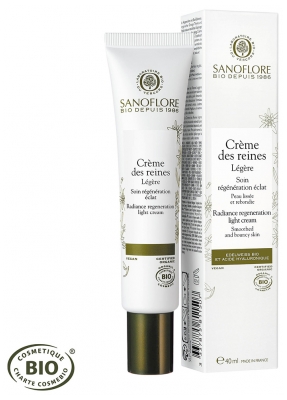 Sanoflore Crème des Reines Légère Régénération Éclat Bio 40 ml