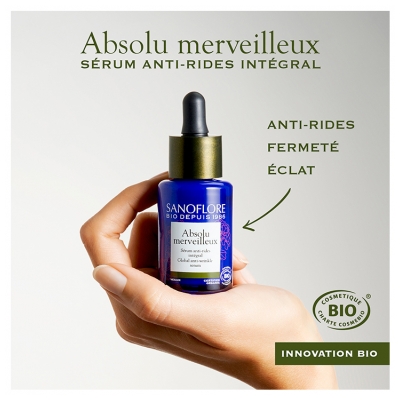 Sanoflore Absolu Merveilleux Sérum Anti-Rides Intégral Bio 30 ml
