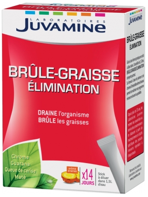 Juvamine Brûle-Graisse Élimination 14 Sticks