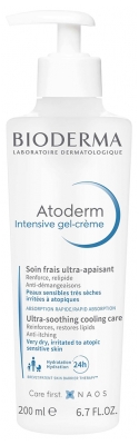 Bioderma Atoderm Intensive Gel-Crème Soin Frais Ultra-Apaisant 200 ml