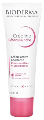 Bioderma Créaline Défensive Riche Crème Active Apaisante 40 ml