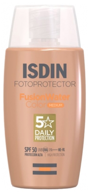 Isdin Fotoprotector Fusion Water Color SPF50 50 ml - Teinte : Médium