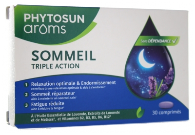 Phytosun Arôms Sommeil Triple Action 30 Comprimés