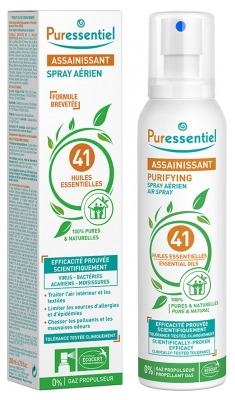 Puressentiel Assainissant Spray per L'aria con 41 oli Essenziali 200 ml