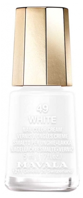 Mavala Mini Color Nail Color Cream 5ml - Colour: 49: White