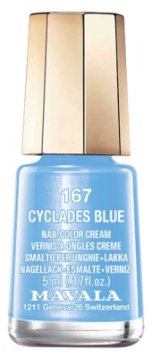 Mavala Mini Color Nail Color Cream 5ml - Colour: 167: Cyclades Blue