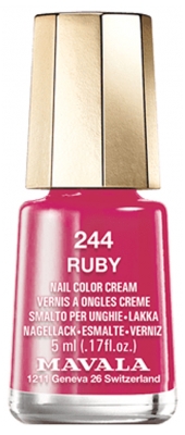 Mavala Mini Color Nail Color Cream 5ml - Colour: 244: Ruby