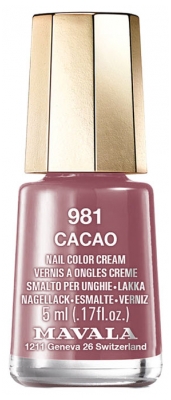 Mavala Mini Color Nail Color Cream 5ml - Colour: 981: Cacao