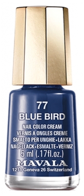 Mavala Mini Color Nail Color Cream 5ml - Colour: 77: Blue Bird